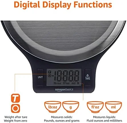 Amazon Basics Báscula de Cocina Digital foto 5