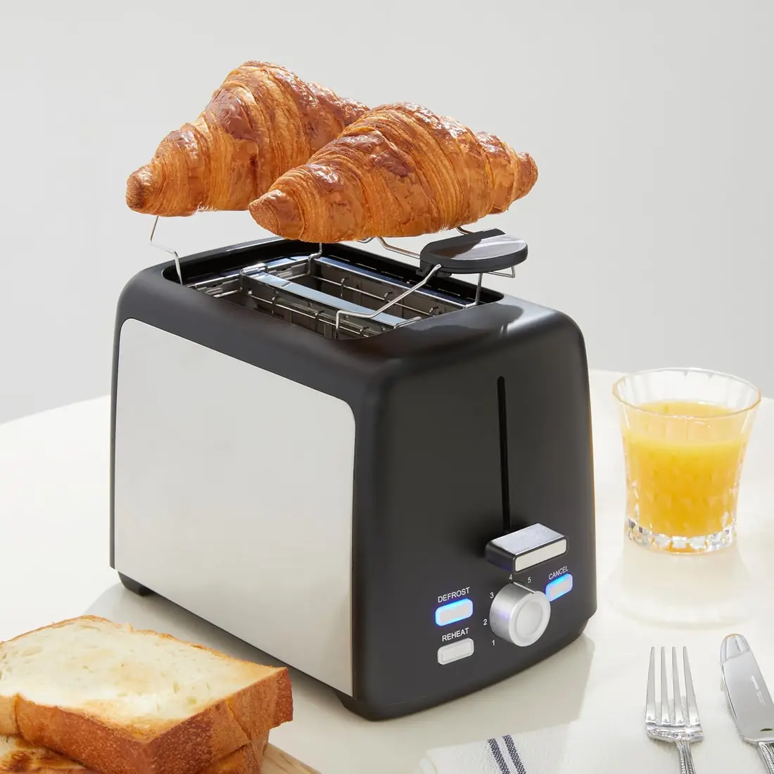 Amazon Basics Tostadora 2 Rebanadas 800W foto 5