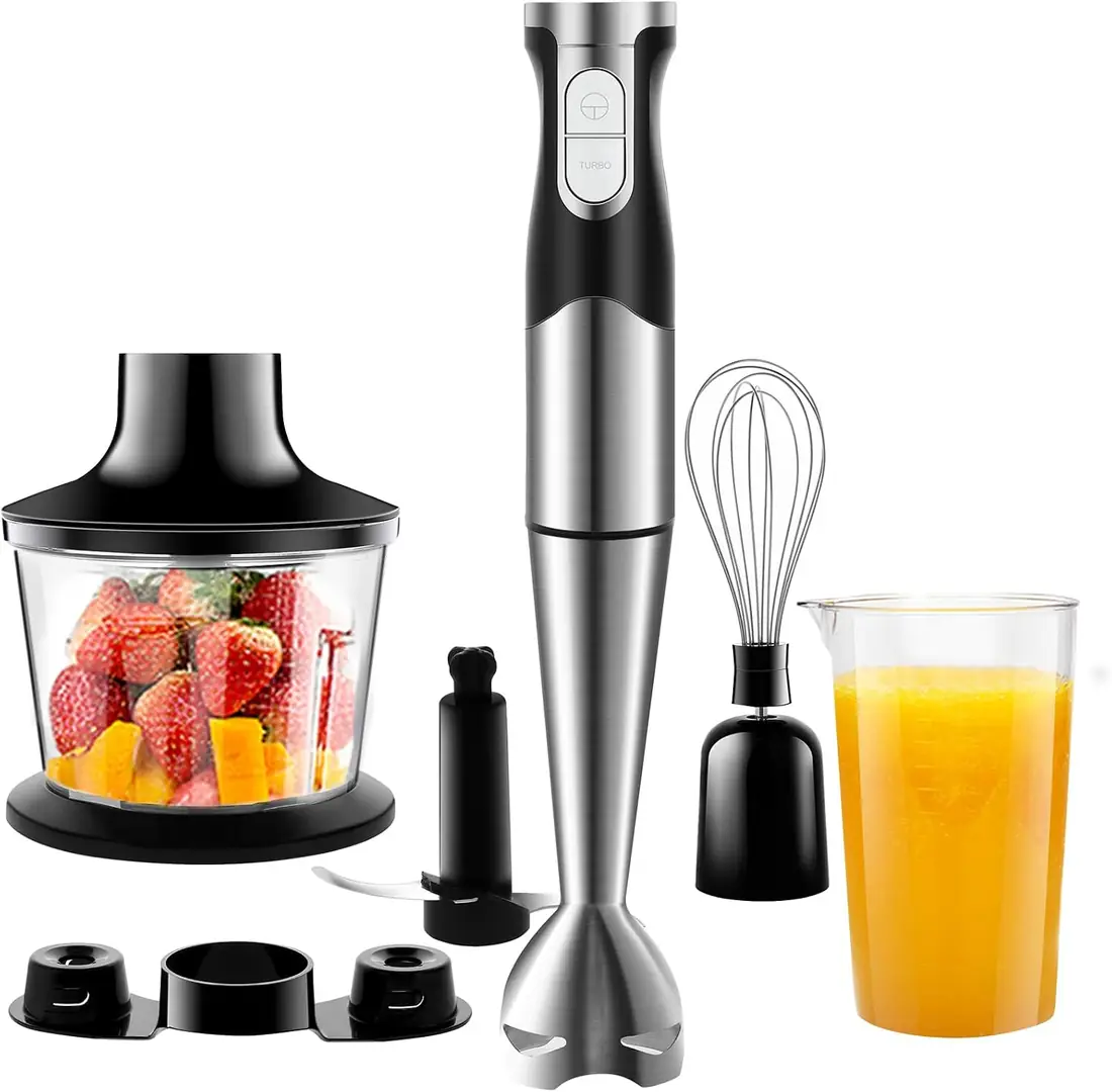 NWOUIIAY Batidora de Mano 1200W Multifunción 6 en 1