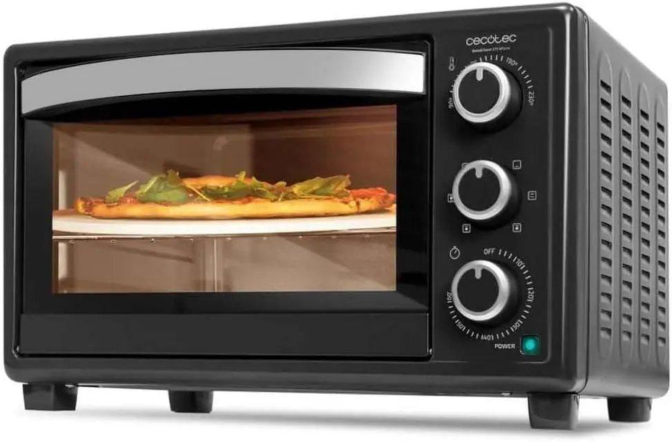 Cecotec Bake&Toast 2600 Black 4Pizza - Horno de Sobremesa 26L