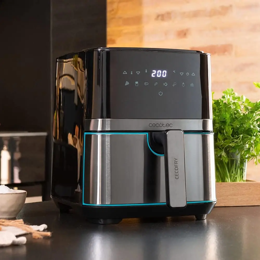 Cecotec Cecofry Full InoxBlack 5500 Pro - Freidora de Aire 5,5L foto 2