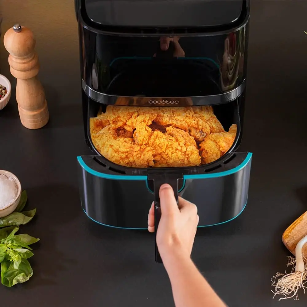 Cecotec Cecofry Full InoxBlack 5500 Pro - Freidora de Aire 5,5L foto 3