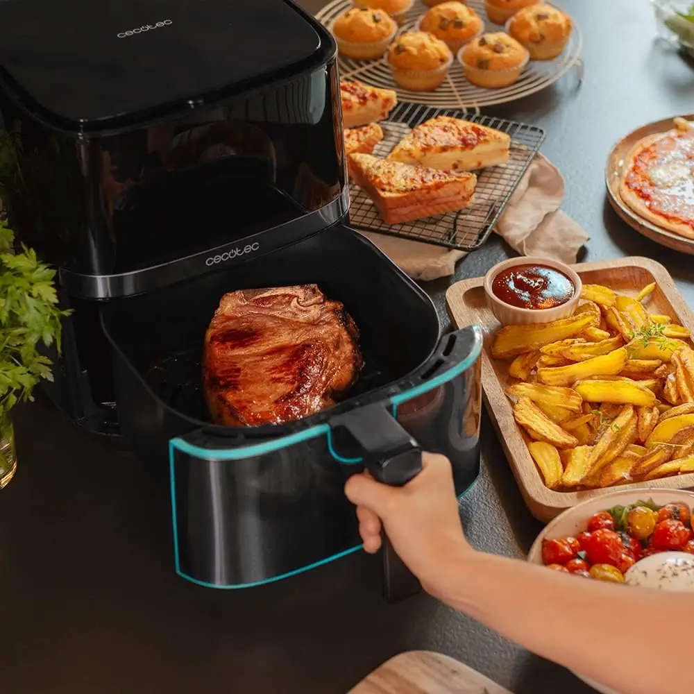 Cecotec Cecofry Full InoxBlack 5500 Pro - Freidora de Aire 5,5L foto 5