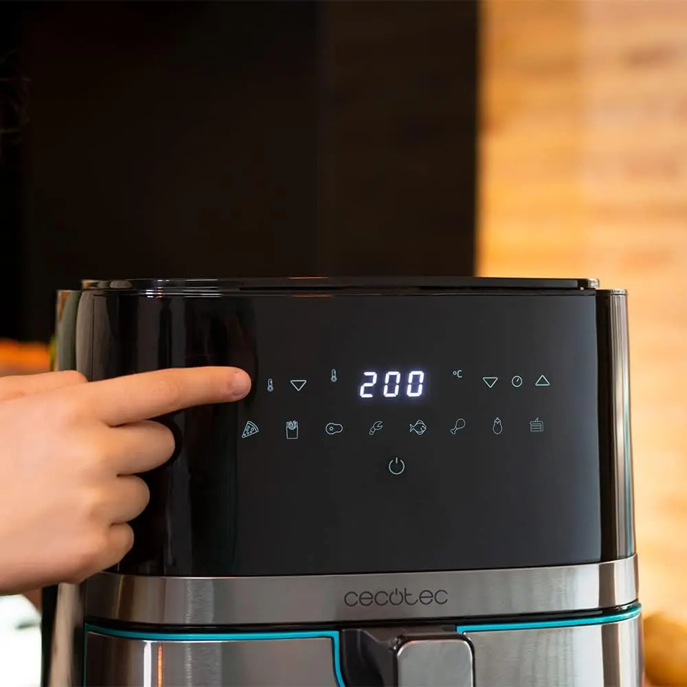 Cecotec Cecofry Full InoxBlack 5500 Pro - Freidora de Aire 5,5L foto 6