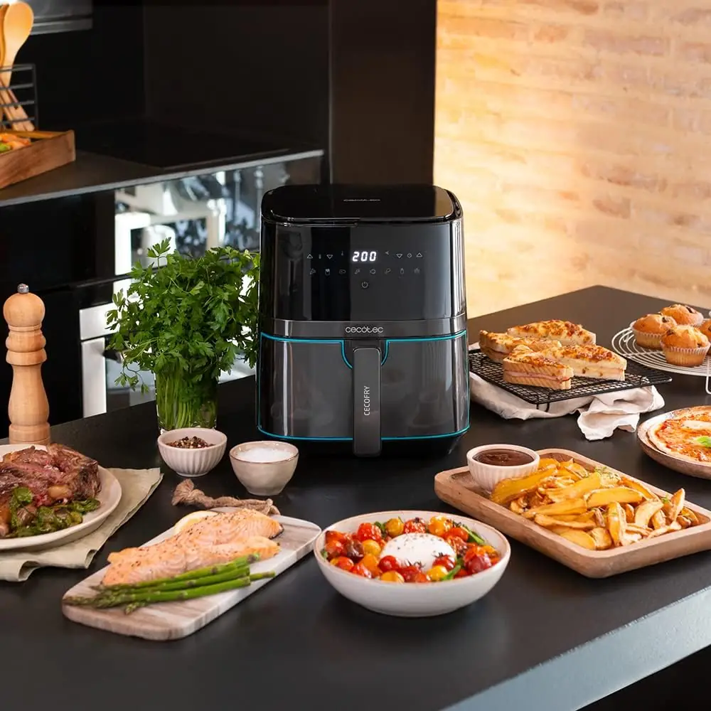 Cecotec Cecofry Full InoxBlack 5500 Pro - Freidora de Aire 5,5L foto 7