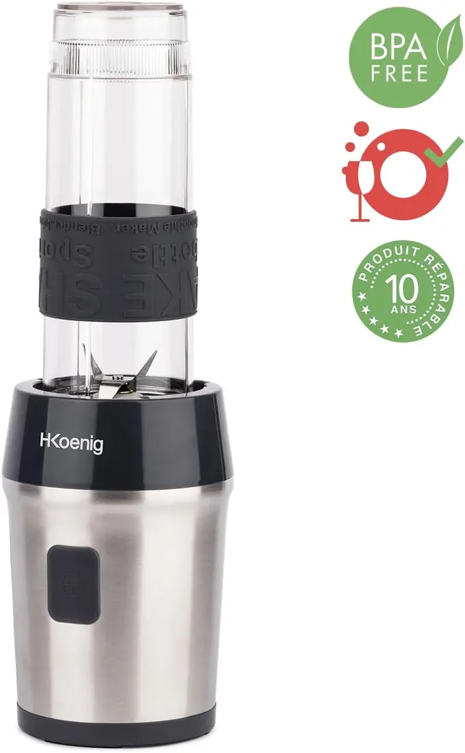 H.Koenig SMOO9 Mini Batidora Portátil 300W foto 8