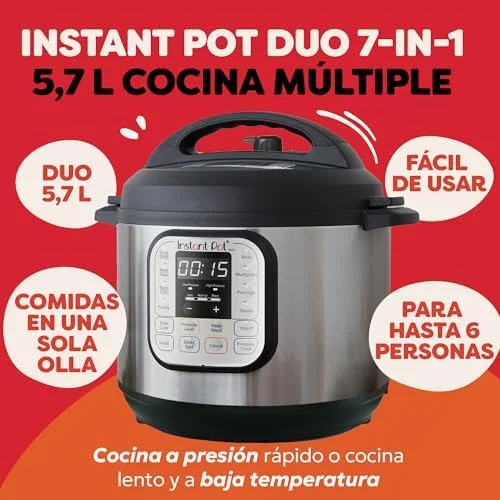 Instant Pot Duo 7 en 1 - Olla Multifunción 5,7L foto 2