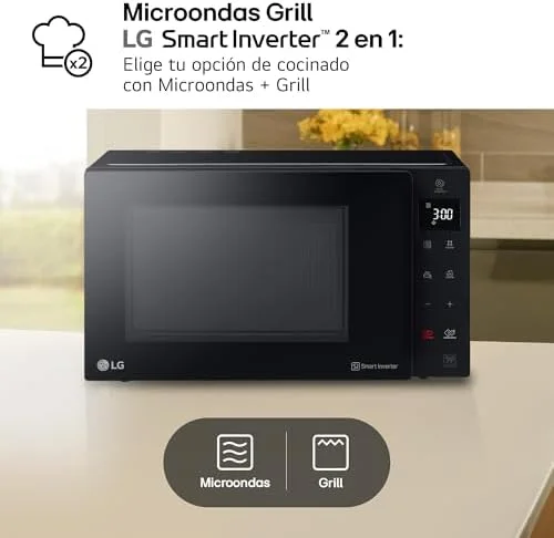 LG MH6535GIS - Microondas con Grill NeoChef 25L foto 6