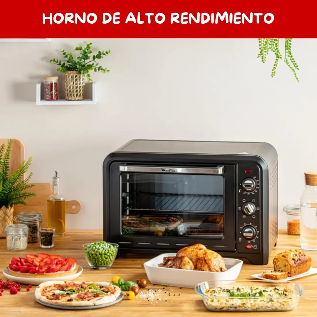 Moulinex Optimo OX4858 - Horno Eléctrico 39L foto 2