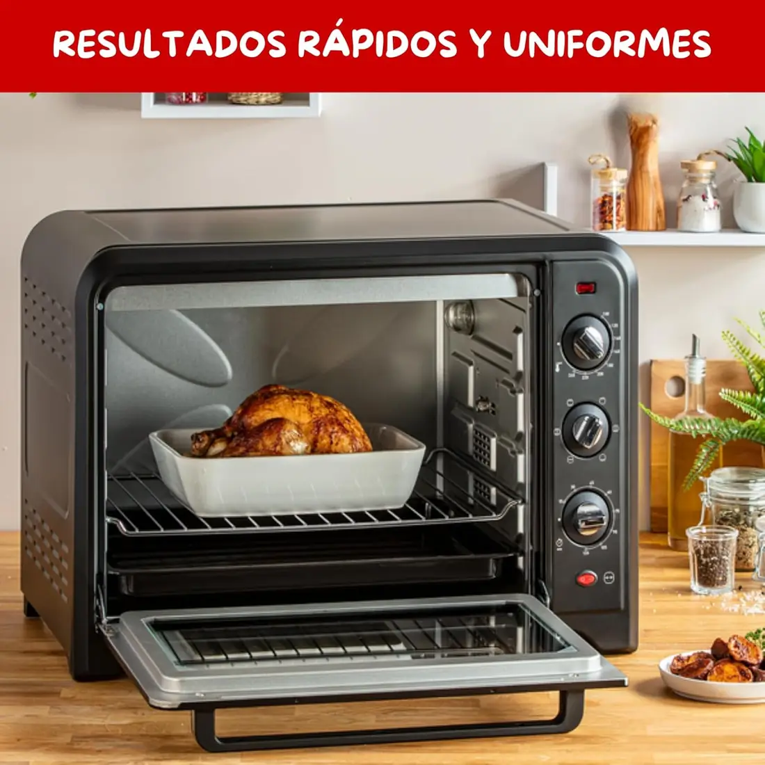 Moulinex Optimo OX4858 - Horno Eléctrico 39L foto 3