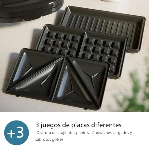 Philips Serie 5000 Sandwichera Grill 3 en 1 foto 3