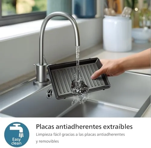Philips Serie 5000 Sandwichera Grill 3 en 1 foto 5