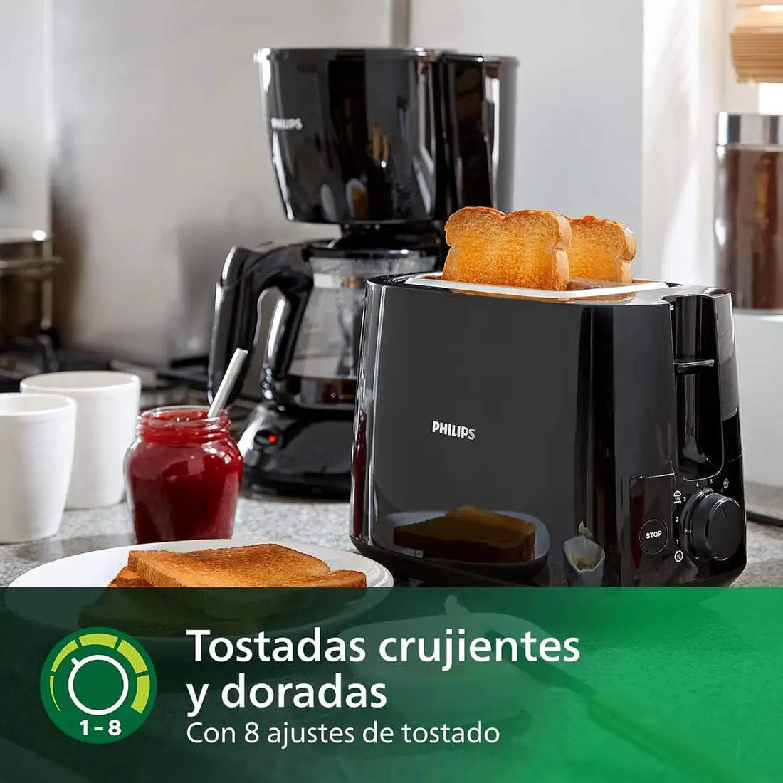 Philips Daily Collection HD2581/90 - Tostadora 2 Ranuras foto 5