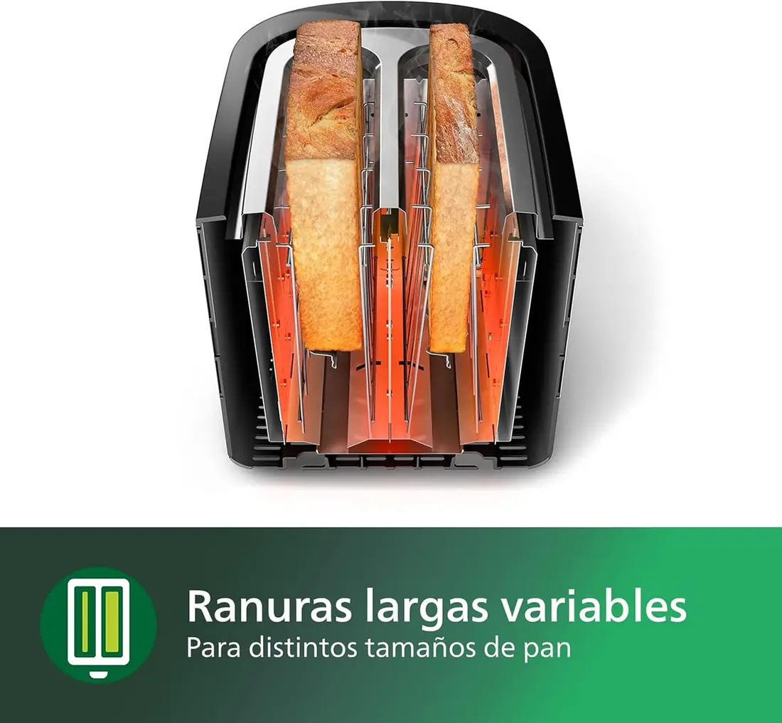 Philips Daily Collection HD2581/90 - Tostadora 2 Ranuras foto 7