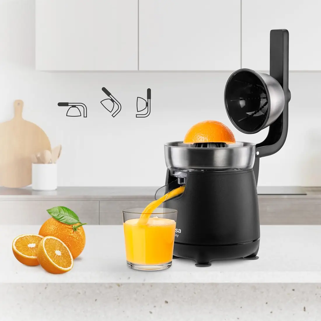 Ufesa Vitality - Exprimidor Eléctrico de Brazo foto 3